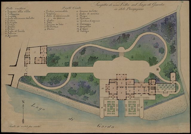 04 Il progetto per Villa Zanardelli a Fasano di Antonio Tagliaferri